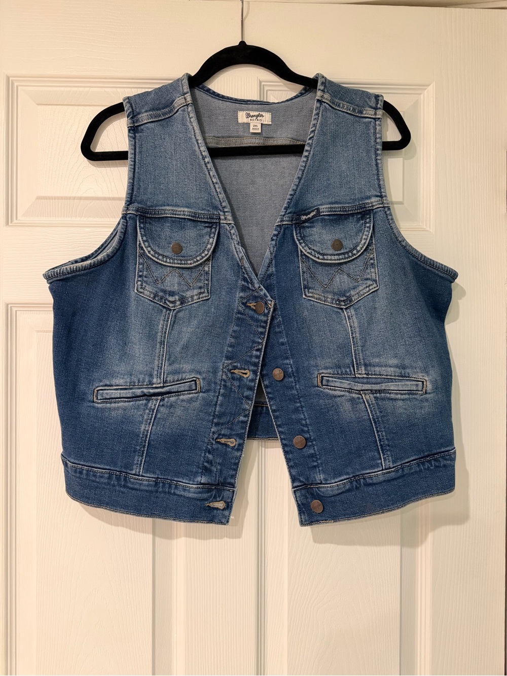 Wrangler Denim Vest 2x 16/18
